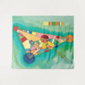 Colorful Triangles van Wassily Kandinsky Wandkleed (Voorkant (horizontaal))