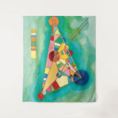 Colorful Triangles van Wassily Kandinsky Wandkleed (Voorkant)