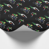 Colorful Triathlon-ontwerp Cadeaupapier (Hoek)