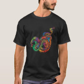 Colorful Tribal Dragon T-shirt (Voorkant)