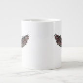 Colorful Tribal Flying Owl Grote Koffiekop (Voorkant)