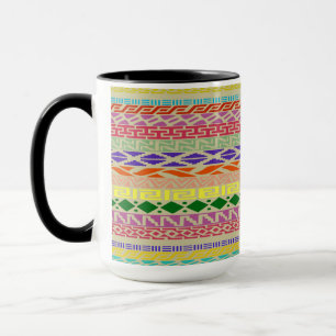 Colorful Tribal Patroon Mok