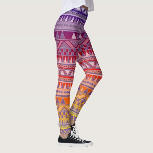 Colorful Tribal Print Leggings (Rechts)