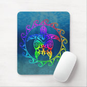 Colorful Tribal Turtle Muismat (Met muis)