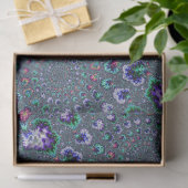Colorful Trippy Groovy Spiral Abstract Fractal Tissuepapier (Geschenk)