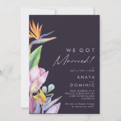 Colorful Tropical | Aankondiging Paarse uitloping (Voorkant)