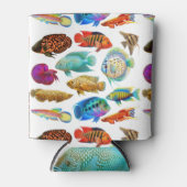 Colorful Tropical Aquarium Fish Blikjeskoeler (Voorkant)