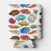 Colorful Tropical Aquarium Fish Blikjeskoeler (Achterkant)