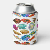 Colorful Tropical Aquarium Fish Blikjeskoeler (Blikje Achterkant)