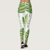 Colorful Tropical Art Leggings (Achterkant)