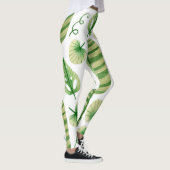 Colorful Tropical Art Leggings (Rechts)