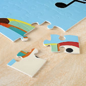 Colorful Tropical Birds Pattern Legpuzzel (Zijkant)