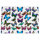 Colorful Tropical Butterflies Gift Bag Large Cadeautasje (Voorkant)