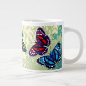 Colorful Tropical Butterflies Jumbo-Mok Grote Koffiekop (Rechts)