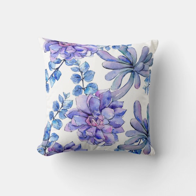 Colorful Tropical Cactus Kussen (Voorkant)