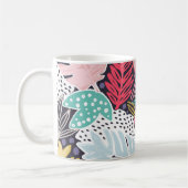 Colorful Tropical Collage Navy Mok (Links)