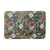 Colorful Tropical Flower Pattern Badmat (Voorkant)