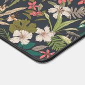 Colorful Tropical Flower Pattern Bureaumat (Hoek)