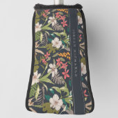 Colorful Tropical Flower Pattern Golfheadcover (Draai 90)