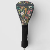 Colorful Tropical Flower Pattern Golfheadcover (Voorkant)