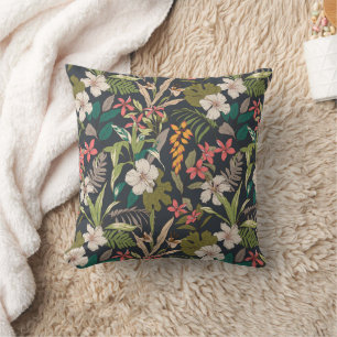 Colorful Tropical Flower Pattern Kussen