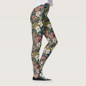 Colorful Tropical Flower Pattern Leggings (Rechts)