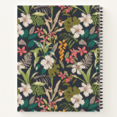 Colorful Tropical Flower Pattern Notitieboek (Achterkant)