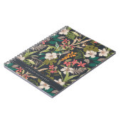 Colorful Tropical Flower Pattern Notitieboek (Linkerzijde)