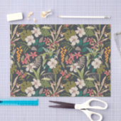 Colorful Tropical Flower Pattern Tissuepapier (Craft)