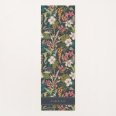 Colorful Tropical Flower Pattern Yogamat (Voorkant)