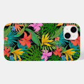 Colorful Tropical Flowers Case-Mate iPhone Case (Achterkant (horizontaal))