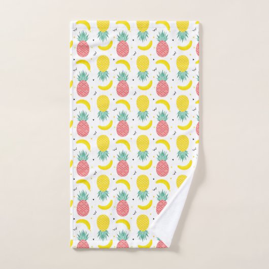 Colorful Tropical Fruit Pattern Bad Handdoek (Handdoek)
