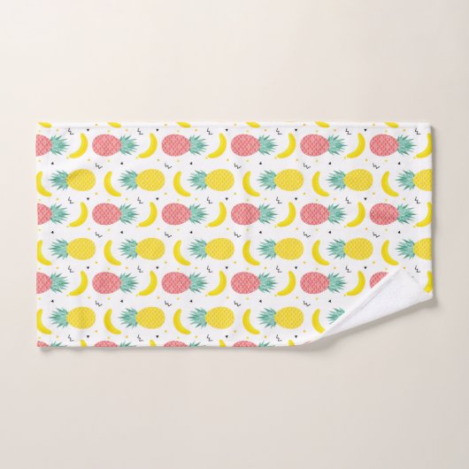 Colorful Tropical Fruit Pattern Bad Handdoek (Handdoek)