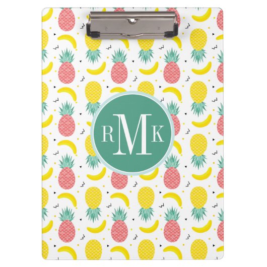 Colorful Tropical Fruit Pattern Klembord (Voorkant)