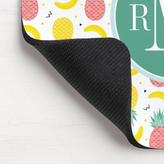 Colorful Tropical Fruit Pattern Muismat (Hoek)