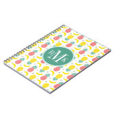 Colorful Tropical Fruit Pattern Notitieboek (Linkerzijde)