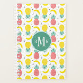 Colorful Tropical Fruit Pattern Planner (Voorkant)