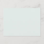 Colorful Tropical | Green Reception Dank u kaart (Achterkant)