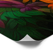 Colorful Tropical Island Paradise   Poster (Hoek)