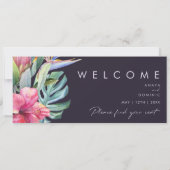 Colorful Tropical | Koptekst van de Paarse stoelen (Achterkant)