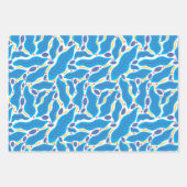 Colorful Tropical Leaves Doodle Inpakpapier Vel (Voorkant)