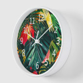 Colorful Tropical Leaves en Hibiscus Flowers | (Hoek)