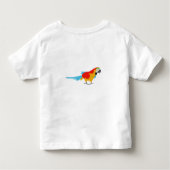 Colorful Tropical Macaw Kinder Shirts (Achterkant)