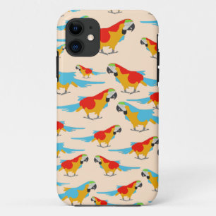 Colorful Tropical Macaw Pattern Case-Mate iPhone Case