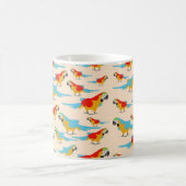 Colorful Tropical Macaw Pattern Koffiemok (Center)