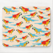 Colorful Tropical Macaw Pattern Muismat (Voorkant)