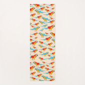 Colorful Tropical Macaw Pattern Yogamat (Voorkant)