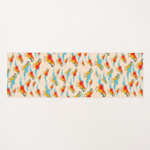 Colorful Tropical Macaw Pattern Yogamat (Voorkant (horizontaal))