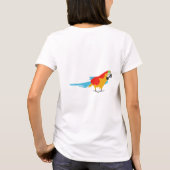 Colorful Tropical Macaw T-shirt (Achterkant)