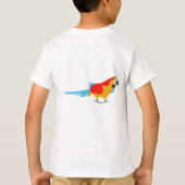 Colorful Tropical Macaw T-shirt (Achterkant)